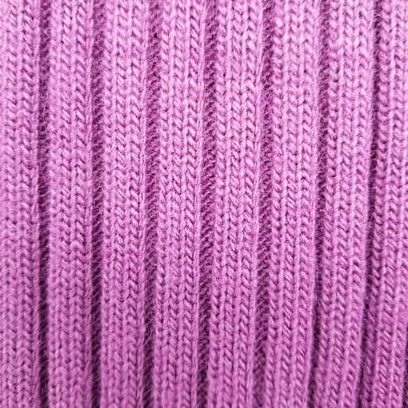 Lombaggi Knitwear Women's Purple Angora Polymide/Acrylic Midi Knit Dress Size S - Picture 6 of 10